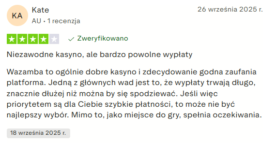 Recenzja Wazamba Casino 2026 - obsługa klienta